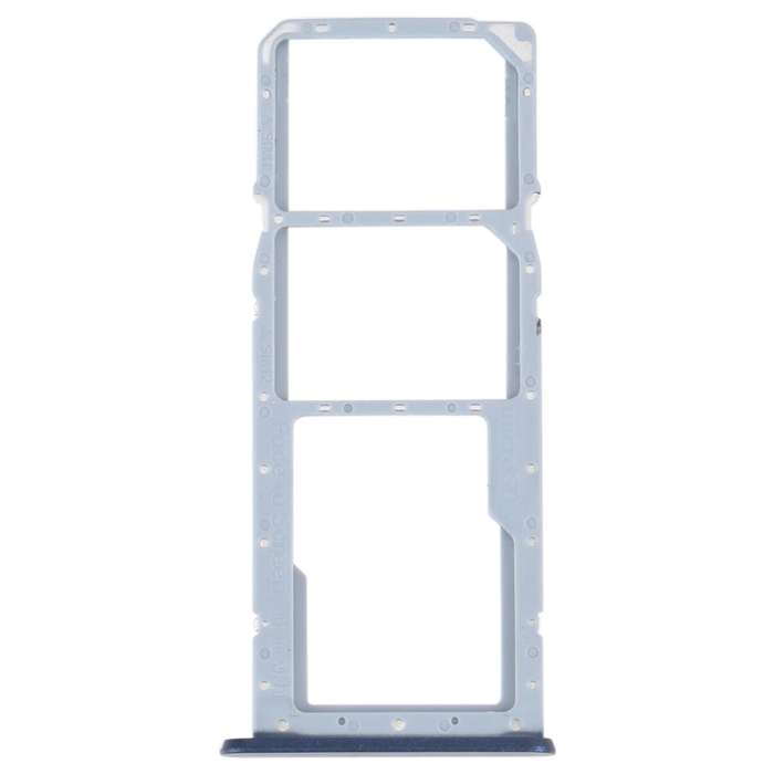 For OPPO A17 SIM Card Tray + SIM Card Tray + Micro SD Card Tray (Black)