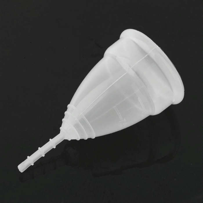 3 PCS Reusable Soft Cup Silicone Menstrual Cup, Size:Small(Purple)