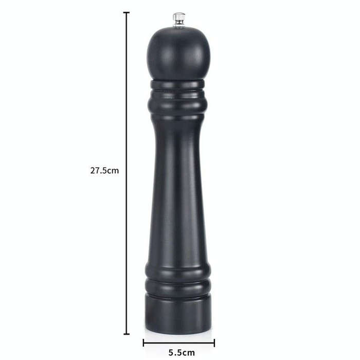 Manual Pepper Grinder Solid Wood PU Paint Pepper Mill Ceramic Core Coarse Salt Pepper Grinder Sea...
