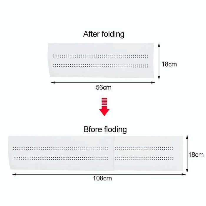 Bedroom Wall-Mounted Baby Universal Anti-Straight Blowing Air Conditioning Windshield Wind Deflec...