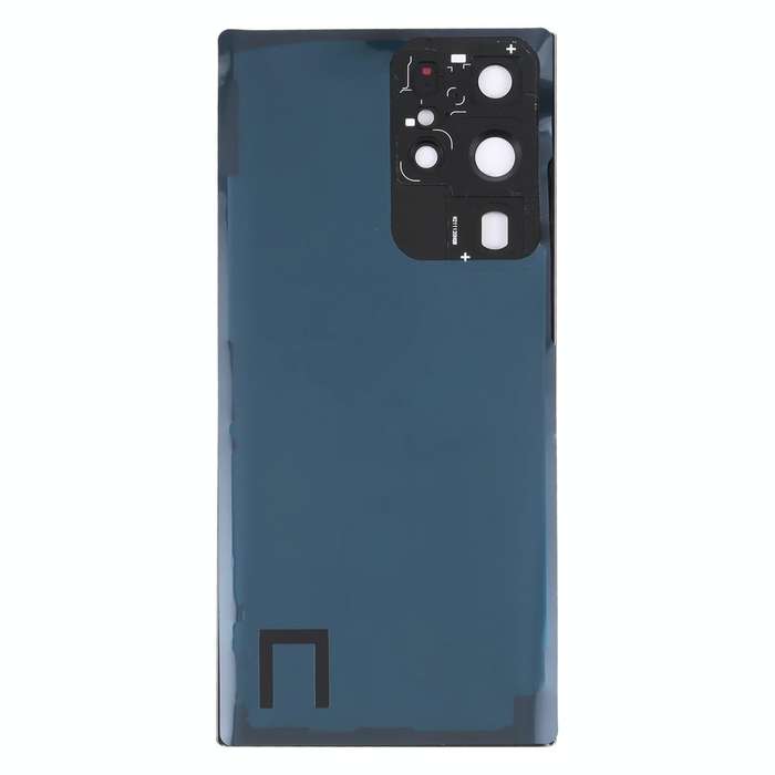 For Samsung Galaxy S22 Ultra 5G SM-S908B Battery Back Cover with Camera Lens Cover (Red)