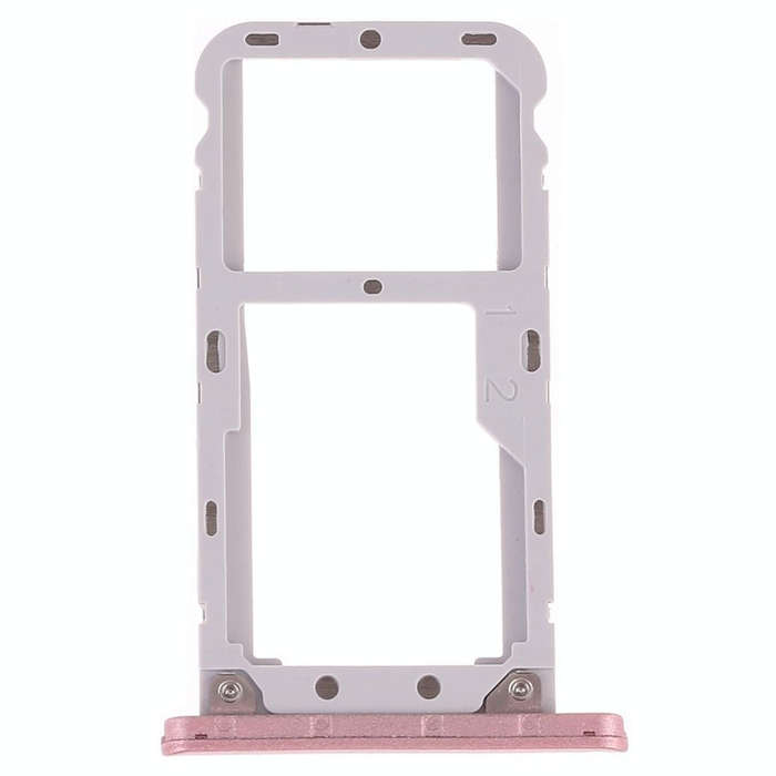 SIM Card Tray + SIM Card Tray / Micro SD Card Tray for Asus Zenfone Live ZB501KL(Rose Gold)