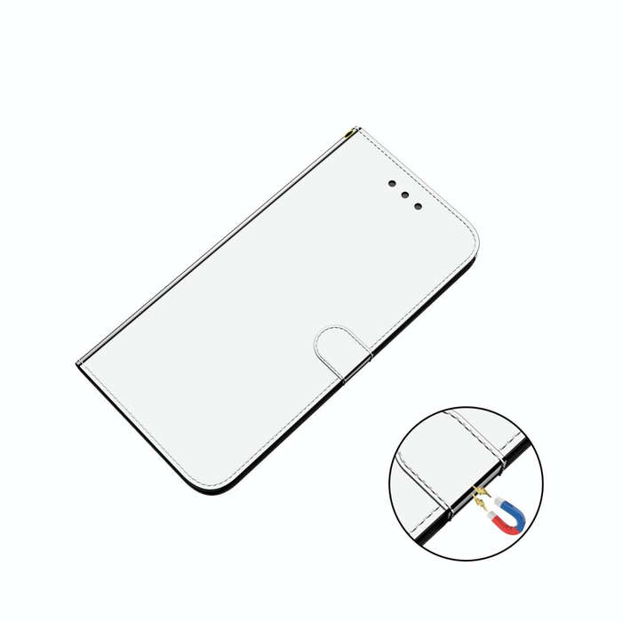 For Galaxy S20 Ultra Mirror-like Magnetic Attraction Horizontal Flip Leather Case with Lanyard, S...
