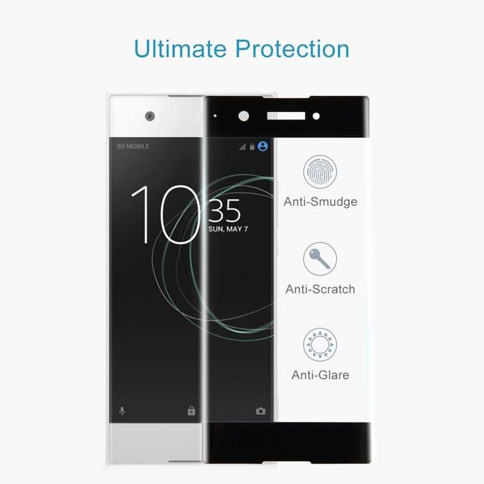 For Sony Xperia XA1 0.33mm 9H Surface Hardness 3D Curved Full Screen Tempered Glass Screen Protec...