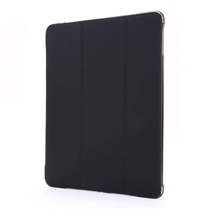 For iPad Air 2 Airbag Horizontal Flip Leather Case with Three-fold Holder & Pen Holder(Black)