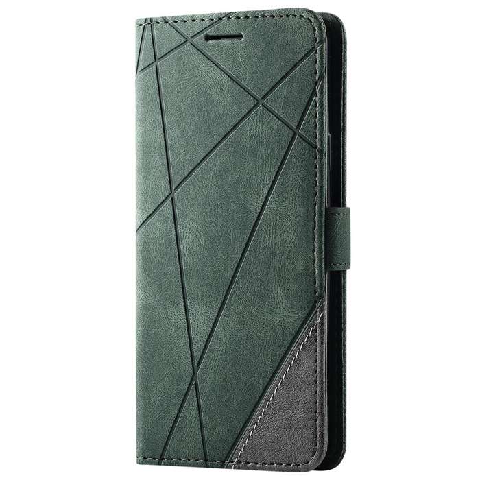 For Samsung Galaxy S9 Plus Skin Feel Splicing Horizontal Flip Leather Case with Holder & Card Slo...