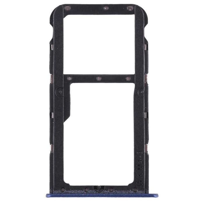 SIM Card Tray + SIM Card Tray / Micro SD Card Tray for Huawei Honor Play 7X (Blue)