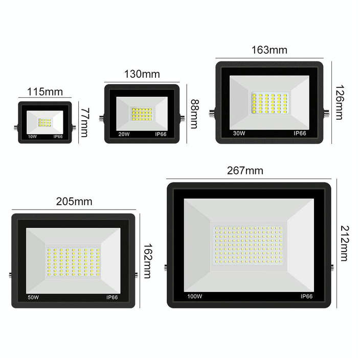 50W Linear LED Spotlight Outdoor Project Light Waterproof Garden Energy-Saving Lighting Floodligh...