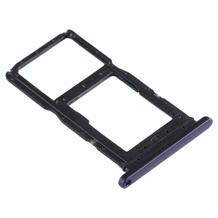 SIM Card Tray + SIM Card Tray / Micro SD Card Tray for Huawei Honor 9X / Honor 9X Pro(Dark Blue)