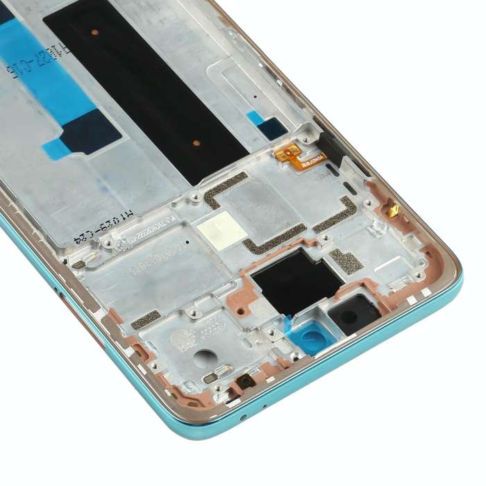 Original Front Housing LCD Frame Bezel Plate for Xiaomi Redmi Note 9 Pro 5G M2007J17C(Green Lake)