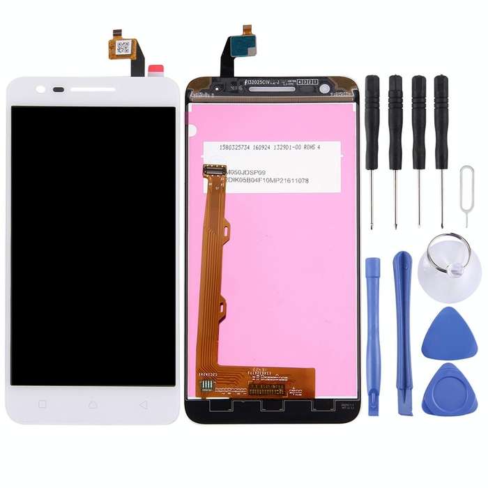OEM LCD Screen for Lenovo C2 / K10a40 with Digitizer Full Assembly (White)