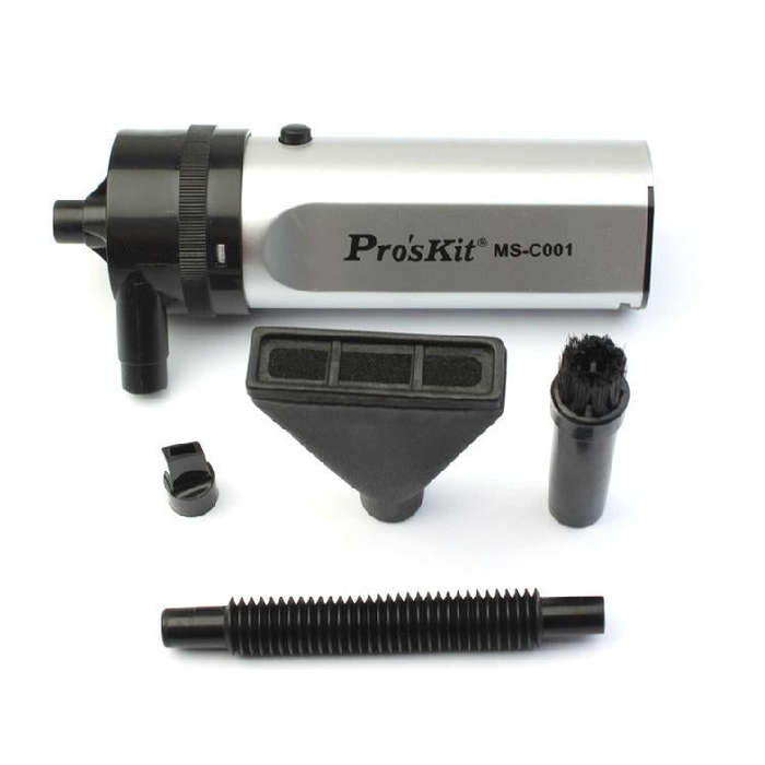 Pro'sKit MS-C001 Mini Vacuum Cleaner Mobile Computer Keyboard Dust Collector Cleaning Tool(Black)