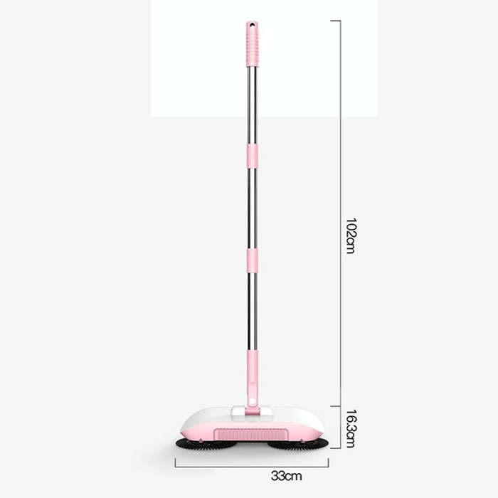 X2 Gear-assisted Walk-behind Sweeper, Specification: with 1 Rag(Blue)