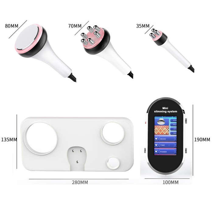 Beemyi 3 In 1 40K Ultrasonic Cavitation Body Slimming Machine RF Beauty Device EU Plug
