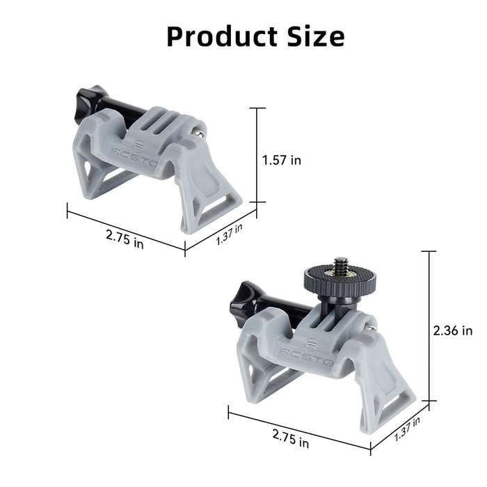 For DJI Avata / Action 2/Gopro Hero11 Black RCSTQ Extension Holder Without 1/4 Screw
