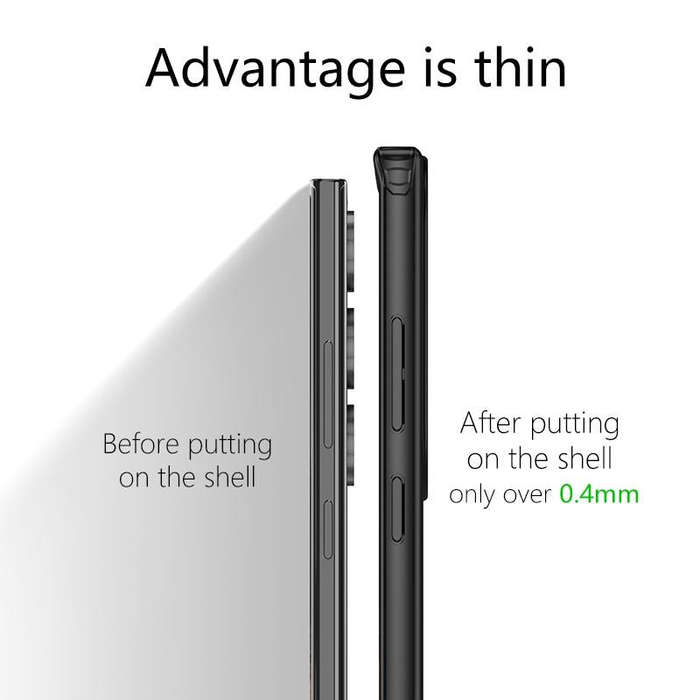 For Samsung Galaxy S23 Ultra 5G wlons Magsafe Carbon Fiber Kevlar TPU Phone Case(Black)