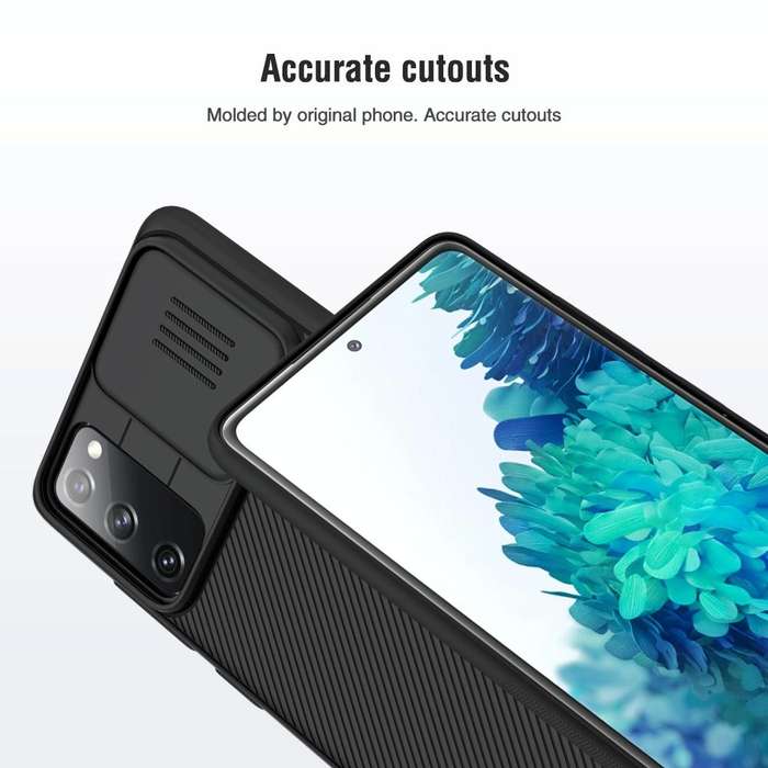 For Samsung Galaxy S20 FE NILLKIN Black Mirror Series PC Camshield Full Coverage Dust-proof Scrat...