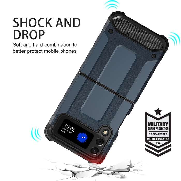For Samsung Galaxy Z Flip3 5G Magic Armor TPU + PC Phone Case(Black)