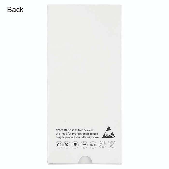 50 PCS Cardboard Packaging White Box for iPhone 5 LCD Screen and Digitizer Full Assembly
