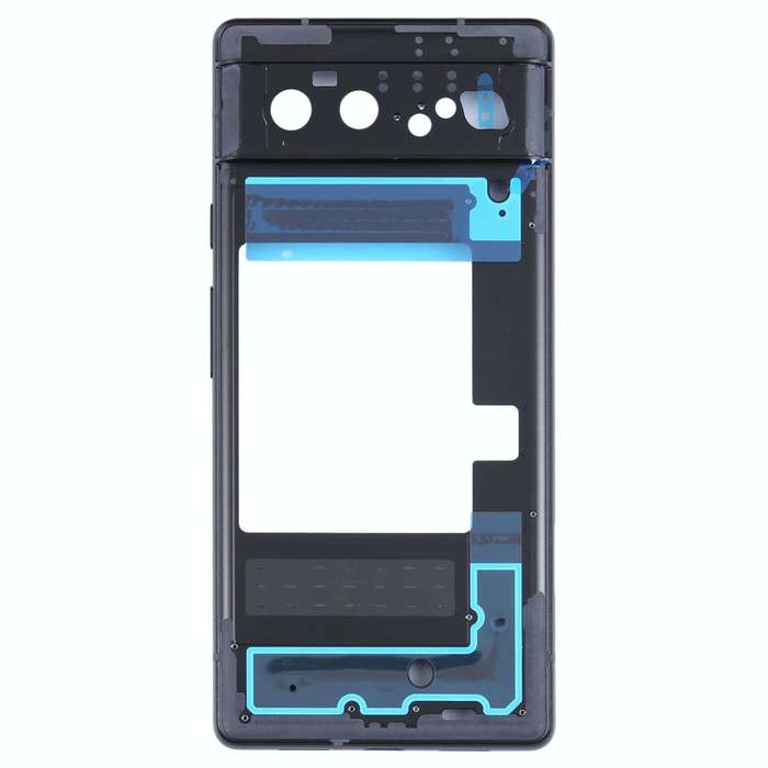 Original Middle Frame Bezel Plate for Google Pixel 6(Black)