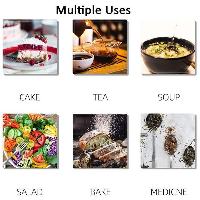 5kg/1g Kitchen Electronic Scale Coffee Scales Baking Food Scale Pallet Scale Pet Scale(Black Scal...