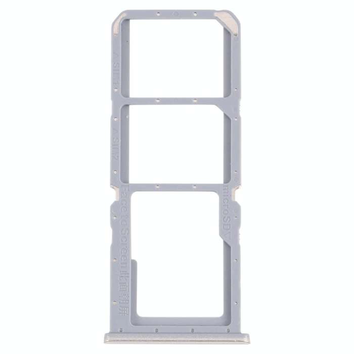 For OPPO A54S CPH2273  SIM Card Tray + SIM Card Tray + Micro SD Card Tray (Gold)