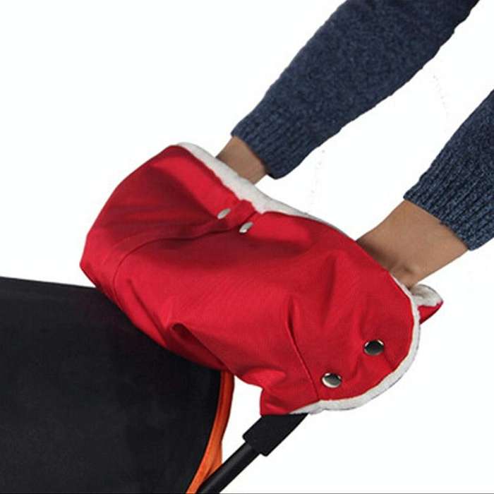 2 Pairs Baby Stroller Warm Gloves Modified Version of the Cart Out of the Wind And Antifreeze Glo...