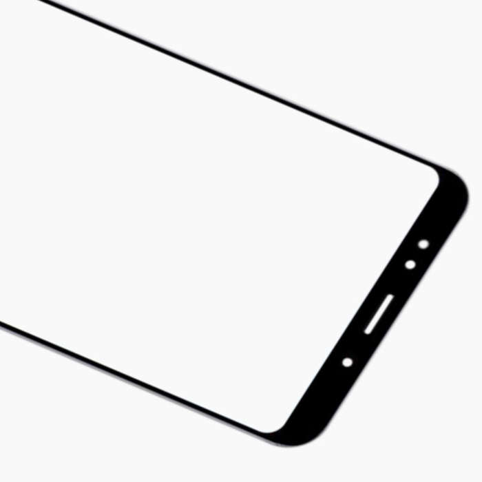 Front Screen Outer Glass Lens with OCA Optically Clear Adhesive for Xiaomi Redmi 5 Plus(Black)
