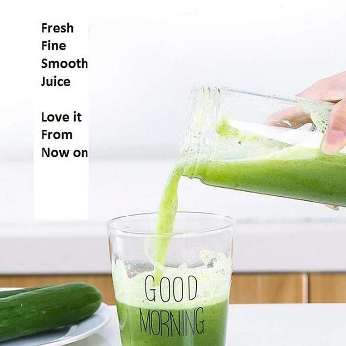 USB Rechargeable Electric Automatic Vegetable Fruit Citrus Orange Juice Maker Cup Mixer Bottle (3...