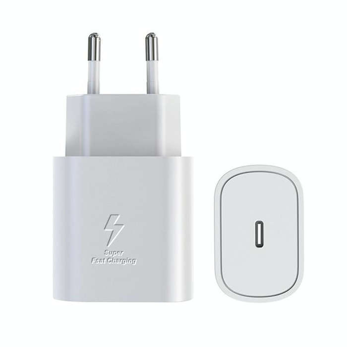 TA800 PD / PPS 25W Type-C Port Charger for Samsung, EU Plug(White)
