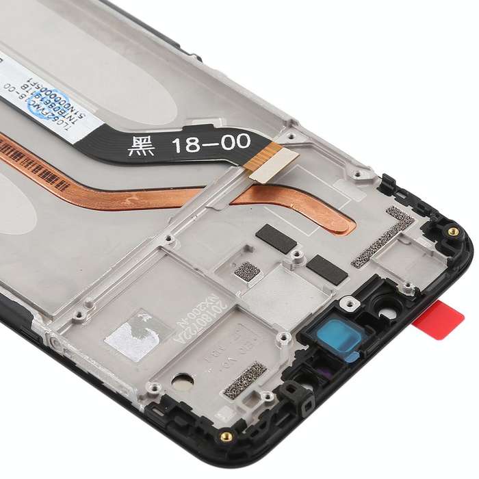 TFT LCD Screen for Xiaomi Pocophone F1 Digitizer Full Assembly with Frame(Black)
