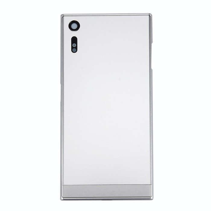 Back Battery Cover + Back Battery Bottom Cover + Middle Frame for Sony Xperia XZ(Silver)