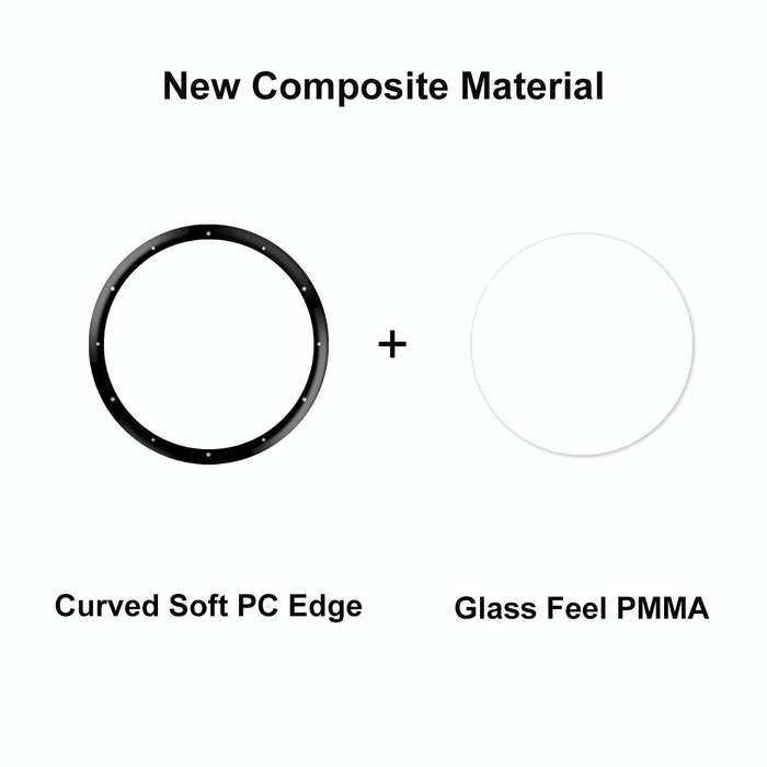 For Garmin Venu 3S 2pcs ENKAY 3D Full Coverage Soft PC Edge + PMMA HD Screen Protector Film