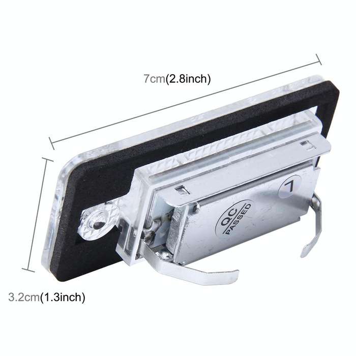 2 PCS License Plate Light with 24 SMD-3528 Lamps for Audi