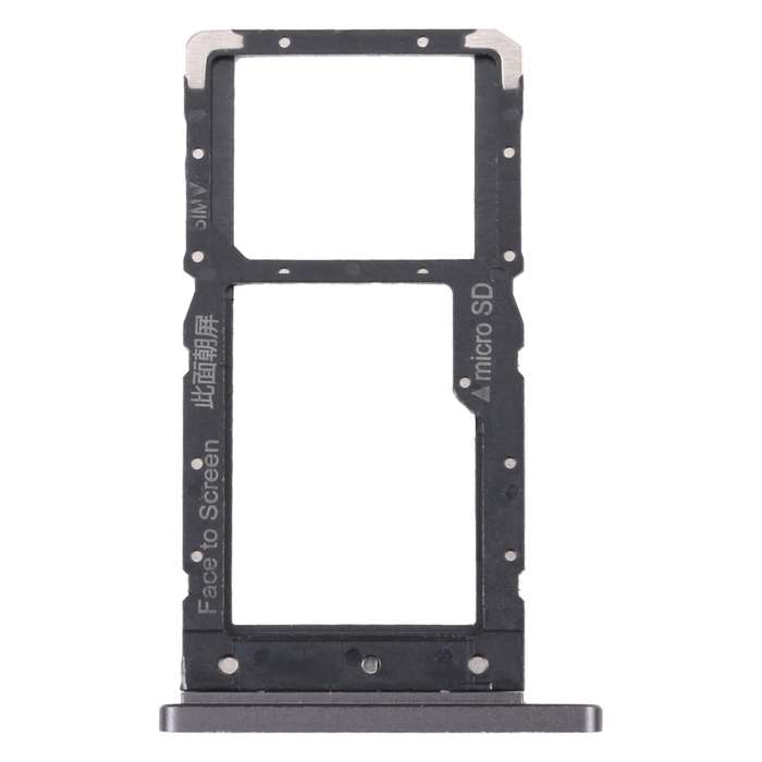 For Lenovo Tab M10 Plus TB-X606F TB-X606X SIM Card Tray + Micro SD Card Tray (Black)