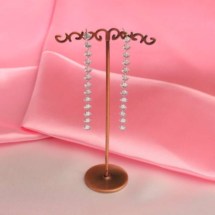 Lotus24 2pcs Crystal Drop Earrings - Stylish Cubic Zirconia Wrap Cuff Design, Perfect for Wedding...