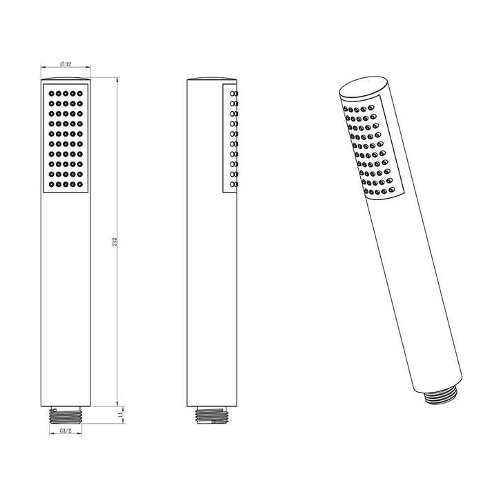 Cobra Seine Tube Hand Shower