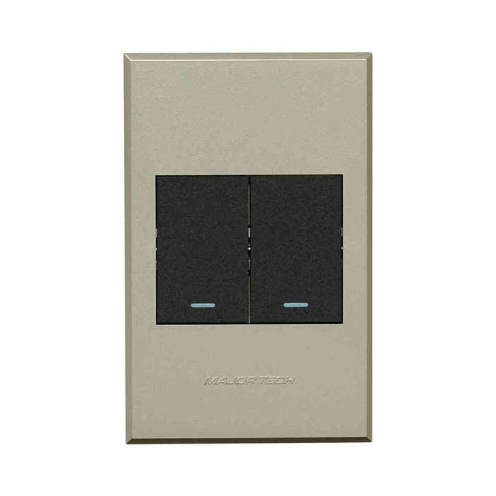 VETi 3 2 Lever Light & Dimmer Switch 4 x 2