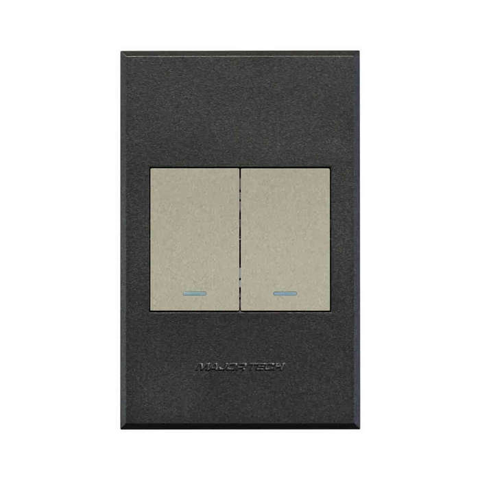 VETi 3 2 Lever Light & Dimmer Switch 4 x 2