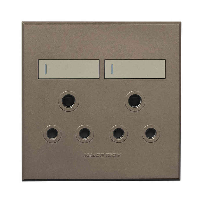 VETi 3 Double RSA Wall Socket 4 x 4