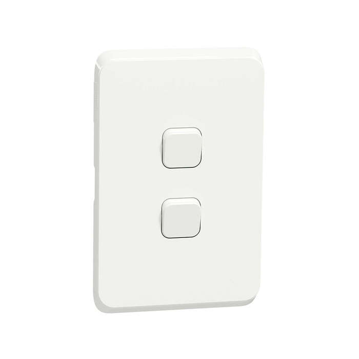 Schneider Iconic 2 Lever 1-Way & 2-Way Light Switch