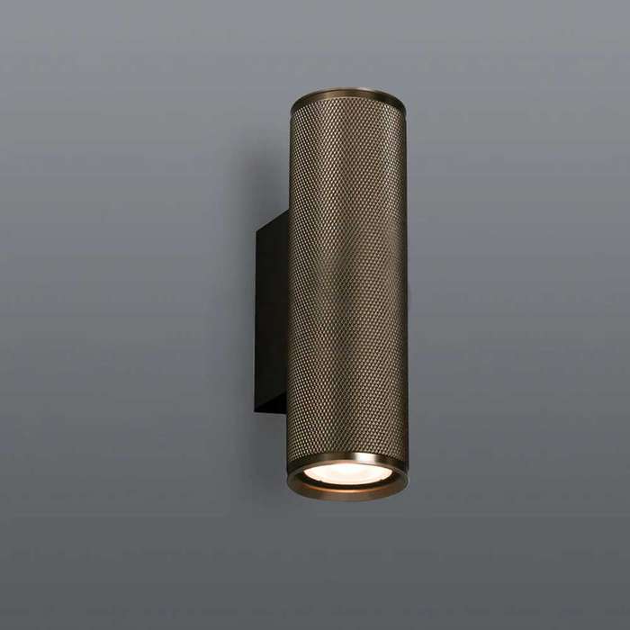 Spazio Boston Up & Down Facing Wall Light - Annealed Bronze