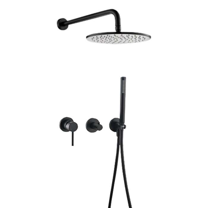 Trendy Taps Shower Set with Hose - Blackened Brass