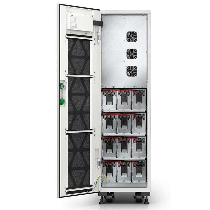 Schneider Easy UPS 3S 10 kVA 400V 3:3 UPS, 1 internal 7Ah modular battery string, expandable to 3