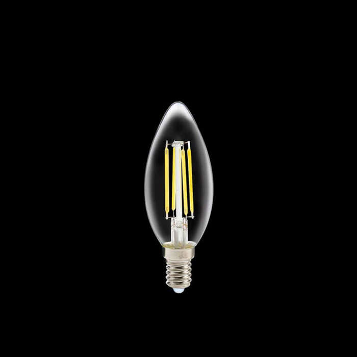 K. Light LED Filament Candle Bulb E14 4W 6500K