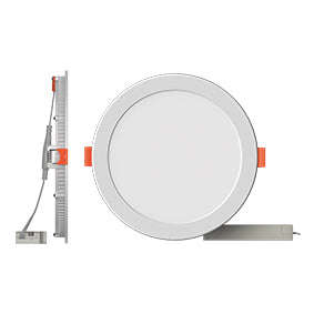 PioLED Recessed Round Panel Light 12W 1080lm