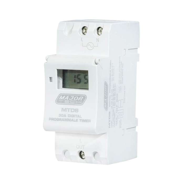 Major Tech 8 Setting Digital Industrial Programmable Timer