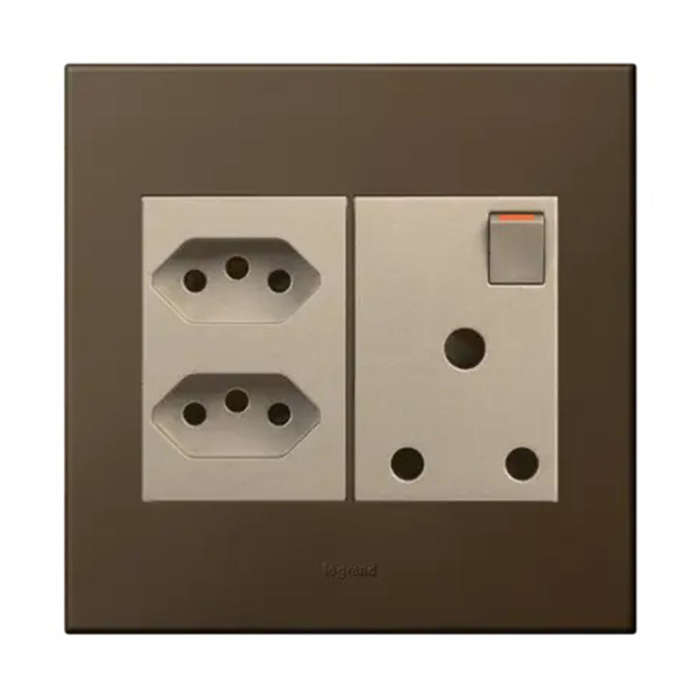 Legrand Arteor RSA 2 Slimline Socket 4 x 4