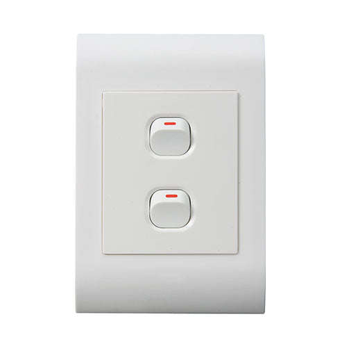 Lesco Pipelli 2 Lever with 2-Way Light Switch 4 x 2