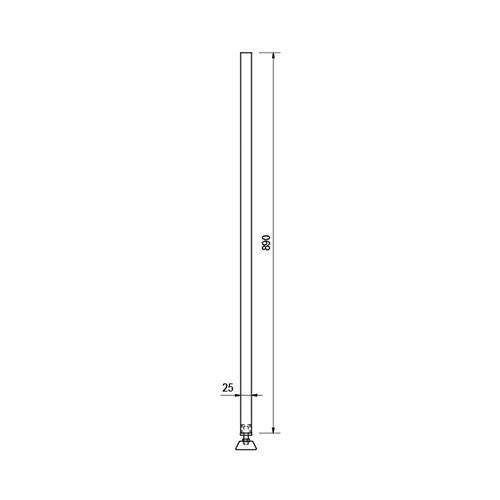 Franke Bolt On Front Leg for Falcon Bracket (Per Pair)